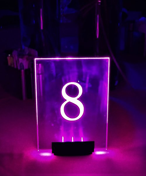 Illuminated Table Number - Image 8